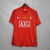 2007/2008 Retro Manchester United Home Champions League Edition Football Shirt