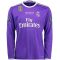 2016/2017 Real Madrid Home Jersey Football Soccer Long Sleeve Purple