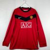 2009/2010 Retro Long Sleeve Manchester United Home Football Shirt