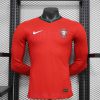2024 Player Version Long Sleeve Portugal Home Football Shirt
