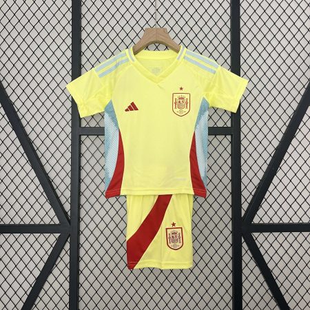 2024 Spain Away Football Shirt Kids Size Suit