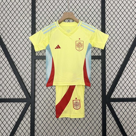 2024 Spain Away Football Shirt Kids Size Suit