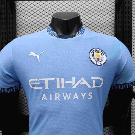 2024/2025 Player Version Manchester City Home Football Shirt
