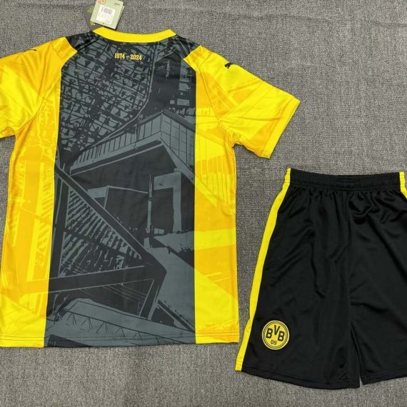 2023/2024 Dortmund Blackout Special Edition Football Shirt Kids Size Suit