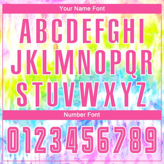 Custom Tie Dye Pink-White Sublimation Soccer Uniform Jersey