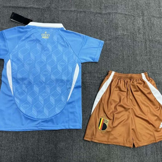 2024 Belgium National Team Away Football Shirt Kids Size Suit
