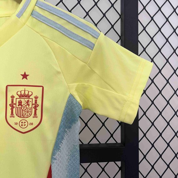 2024 Spain Away Football Shirt Kids Size Suit