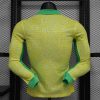2024 Player Version Long Sleeve Brazil Home Football Shirt