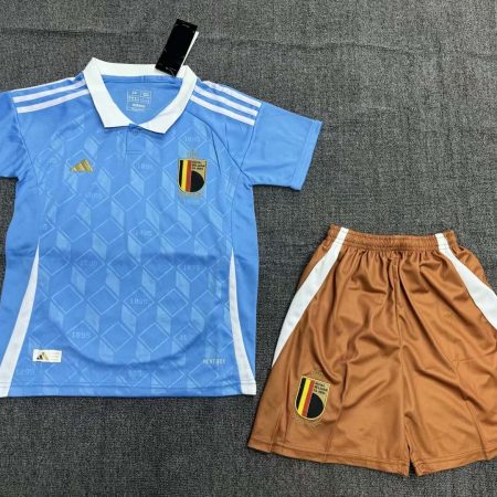 2024 Belgium National Team Away Football Shirt Kids Size Suit