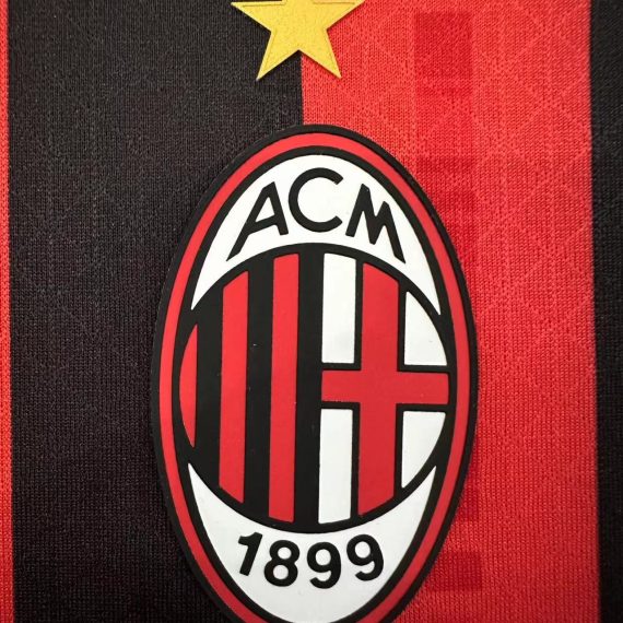 2024/2025 Player Version AC Milan Home Soccer Jersey