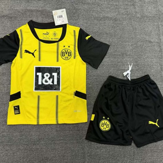 2024/2025 Dortmund Home Football Shirt Kids Size Suit