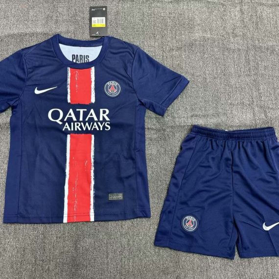 2024/2025 Psg Paris Saint-Germain Home Football Shirt Kids Size Suit