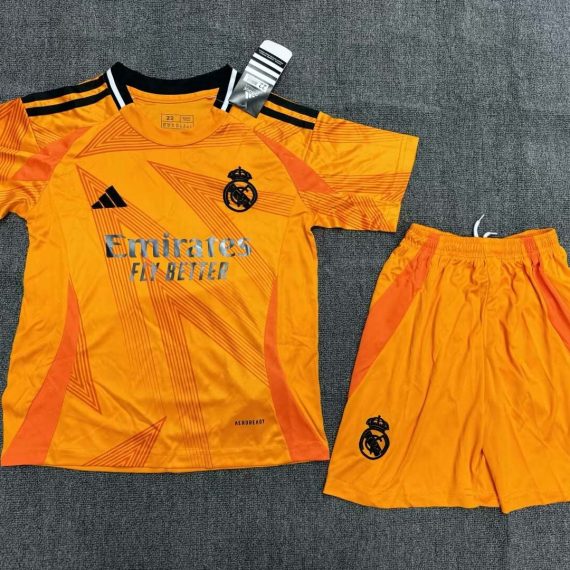 2024/2025 Real Madrid Away Football Shirt Kids Size Suit