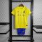 23/24 Al-Nassr Home Football Shirt Kids Size Suit
