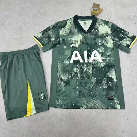 2024/2025 Tottenham Third Football Shirt Kids Size Suit