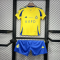 2024/2025 Al Nassr Home Football Shirt Kids Size Suit