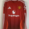 24/25 Manchester United Long Sleeve Home Football Shirt
