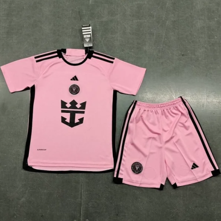 24/25 Inter Miami Home Soccer Jersey Kids Size Suit