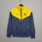 23/24 Al-Nassr Windbreaker Navy blue and yellow Soccer Jersey