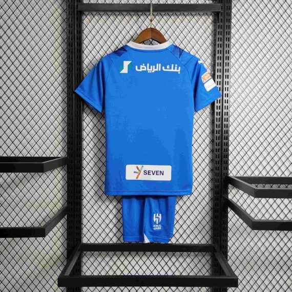 23/24 Al-Hilal Saudi Home Football Shirt Kids Size Suit
