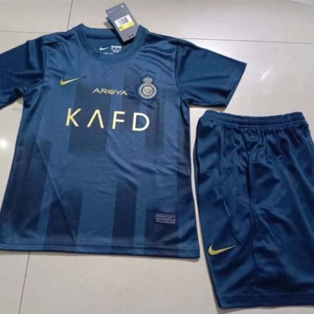 23/24 Al-Nassr Away Football Shirt Kids Size Suit