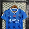 23/24 Al-Hilal Saudi Home Football Shirt Kids Size Suit