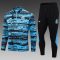 22/23 Al-Nassr Half-Pull Training Suit Blue Football Shirt Set