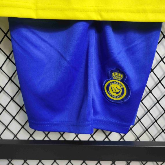 23/24 Al-Nassr Home Football Shirt Kids Size Suit