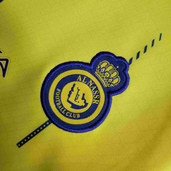 23/24 Al-Nassr Home Football Shirt Kids Size Suit