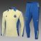 24/25 Ajax Half-Pull Training Suit Yellow Football Shirt Set