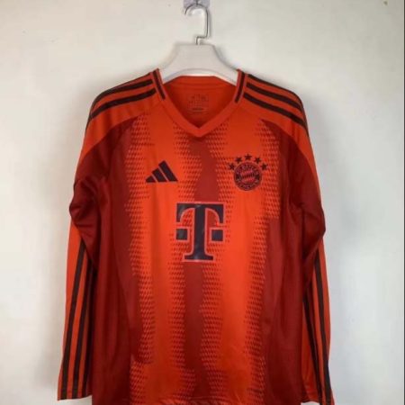 24/25 Long Sleeve Bayern Munich Home Football Shirt