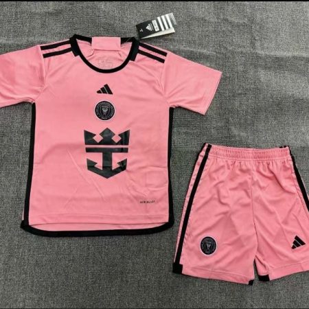 24/25 Inter Miami Home Soccer Jersey Kids Size Suit