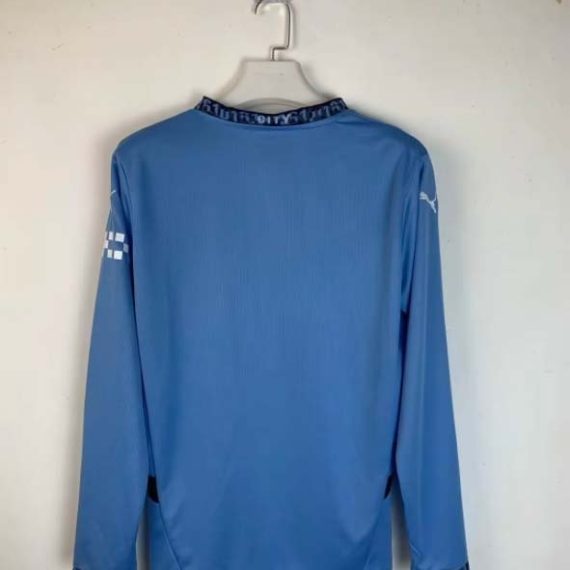 24/25 Long Sleeve Manchester City Home Football Shirt