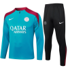 24/25 Paris Saint-Germain Training Suit Green Football Shirt Set
