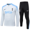 24/25 Tottenham Half-Pull Training Suit light gray Jersey Set