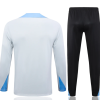 24/25 Tottenham Half-Pull Training Suit light gray Jersey Set