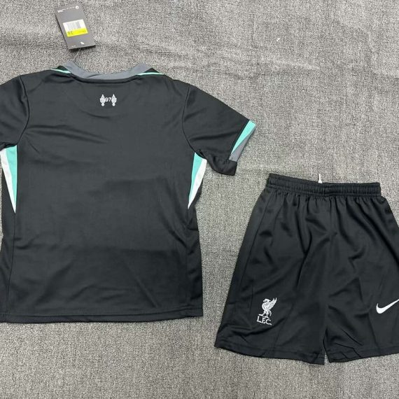 24/25 Liverpool Away Soccer Jersey Kids Size Suit