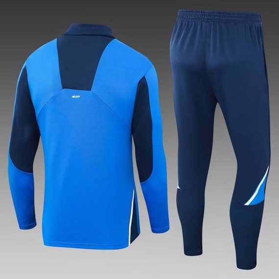 24/25 Porto Half-Pull Training Suit Colorful Blue Football Shirt Set