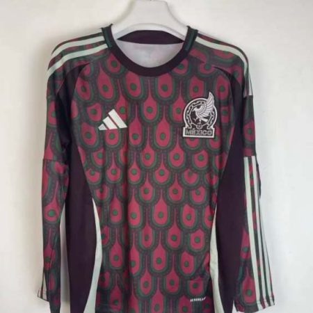 2024 Long Sleeve Mexico National Home Football Shirt