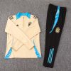 2024 Argentina Half-Pull Training Suit Khaki Football Shirt Set