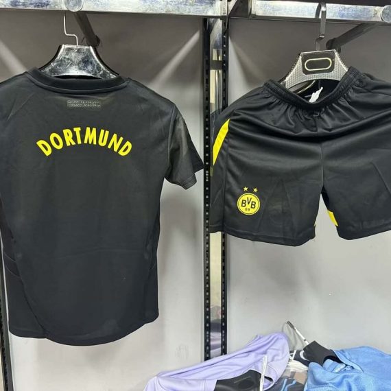 24/25 Dortmund Away Football Shirt Kids Size Suit