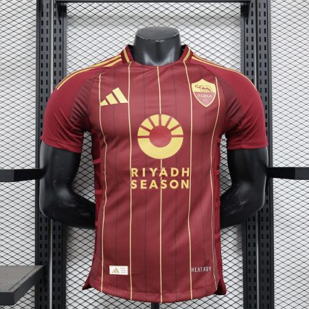 24/25 Player Version Roma Home Soccer Jersey