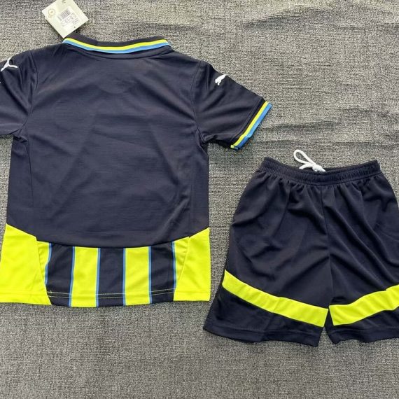 24/25 Manchester City Away Football Shirt Kids Size Suit