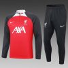 2024 Liverpool Half-Pull Training Suit Red Jersey Set
