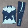 24/25 Arsenal Half-Pull Training Suit Baby blue Football Shirt Set