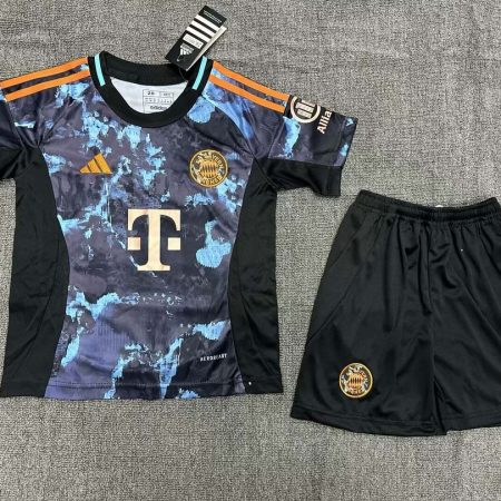 24/25 Bayern Munich Away Football Jersey Kids Size Suit