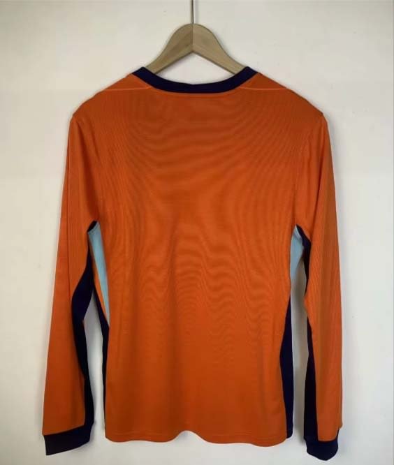 2024 Long Sleeve Netherlands National Team Home Football Shirt