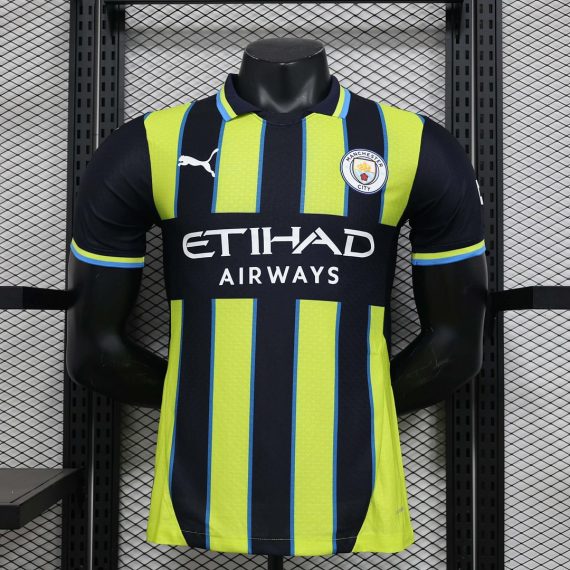 24/25 Player Version Manchester City Away Football Shirt