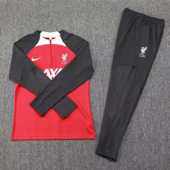 2024 Liverpool Half-Pull Training Suit Red Jersey Set