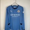 24/25 Long Sleeve Manchester City Home Football Shirt